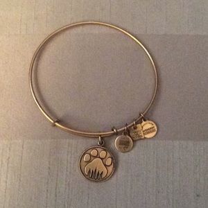 Alex and Ani paw print bracelet